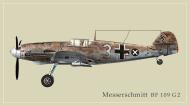 Asisbiz Messerschmitt Bf 109G2R3Trop 1.JG77 White 3 Armin Kolher North Africa 1942 0A