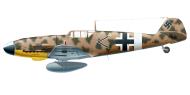 Asisbiz Messerschmitt Bf 109G2R3Trop Stab I.JG77 Heinz Edgar Berres Gruppen Adjutant Tunisia Jan 1942 0A