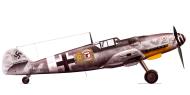 Asisbiz Messerschmitt Bf 109G6 9.JG77 Yellow 16 Wolfgang Ernst Chilivani Sardinia 1943 0C
