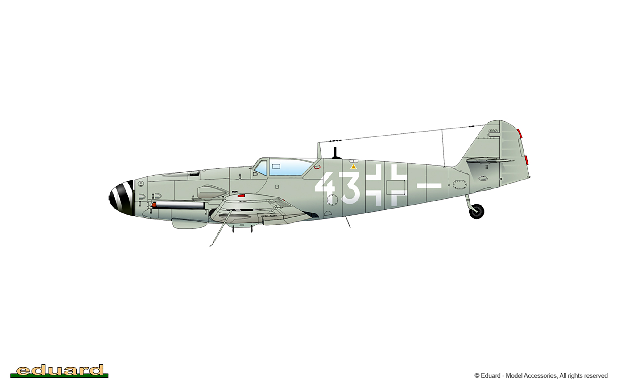 Messerschmitt Bf 109G10 Erla 4.NJG11 White 43 WNr 130369 Fassberg Celle Saxony Germany 1945 0B