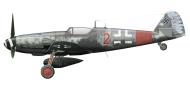 Asisbiz Messerschmitt Bf 109G6ASR3 Erla 1.NJG10 Red 2 Friedrich Karl Muller Germany Aug 1944 0A