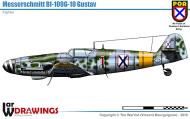 Asisbiz Messerschmitt Bf 109G10U4 Erla ROA Jasta 5 Red 1 Nemecky Brod Protektorat Bohmen und Mahren May 1945 0A