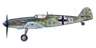 Asisbiz Messerschmitt Bf 109G10U4 Erla ROA Jasta 5 White 10 Nemecky Brod Protektorat Bohmen Mahren May 1945 0B