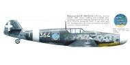 Asisbiz Messerschmitt Bf 109G6R6Trop RA 150Gr364Sqn White 364 1 Mario Bellagambi Sicily Jun 1943 0B