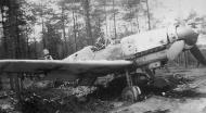 Asisbiz Messerschmitt Bf 109G10R3 Erla Reichsverteidigung stands abandoned unknown unit 1945 01