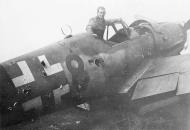 Asisbiz Messerschmitt Bf 109G14AS Erla RVT Yellow 8 WNr 783906 unknown unit lies abandoned Ensfeld Austria April 1945 02