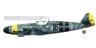 Asisbiz Messerschmitt Bf 109G10U4 Erla RHAF 2.101 Black 16 WNr 613165 Neubiberg 1945 0A