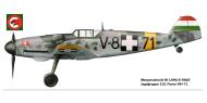 Asisbiz Messerschmitt Bf 109G6 RHAF 101 Puma V8+71 Veszprem Hungary 1944 0A