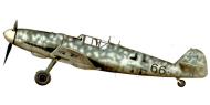 Asisbiz Messerschmitt Bf 109G6 RHAF Black 66 unknown unit Laszlo Molnar Hungary 1944 0A