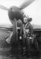 Asisbiz Aircrew Romanian pilot with his Bf 109G6 unknown unit Romania 02