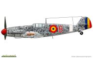Asisbiz Bf 109G6 ARR Aeronautica Regala Romana Grupul 1 Red 8 Lt Baciu Dumitru Vananatoare May 1945 0A