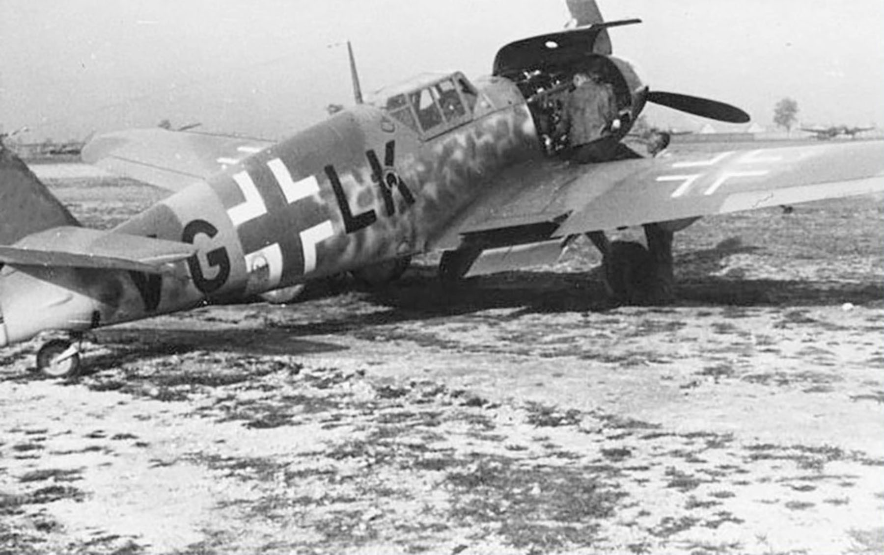 Messerschmitt Bf 109G2R6 Stammkennzeichen Stkz VG+LK WNr 13889 unknown 01