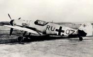 Asisbiz Messerschmitt Bf 109G6 2.(Sud)FlUG1 Lothar Hirtes Stkz RU+OZ WNr 162764 Samedan 29th Mar 1944 01