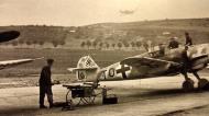 Asisbiz Messerschmitt Bf 109G6R6 partial Stkz TO+xx Mtt pilot Lohmann parked Regensburg July 1943 ebay2
