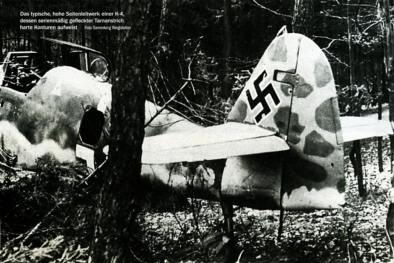 Messerschmitt Bf 109K4 Bodenwohr Mappach camouflage or Forest factory Germany 1945 02