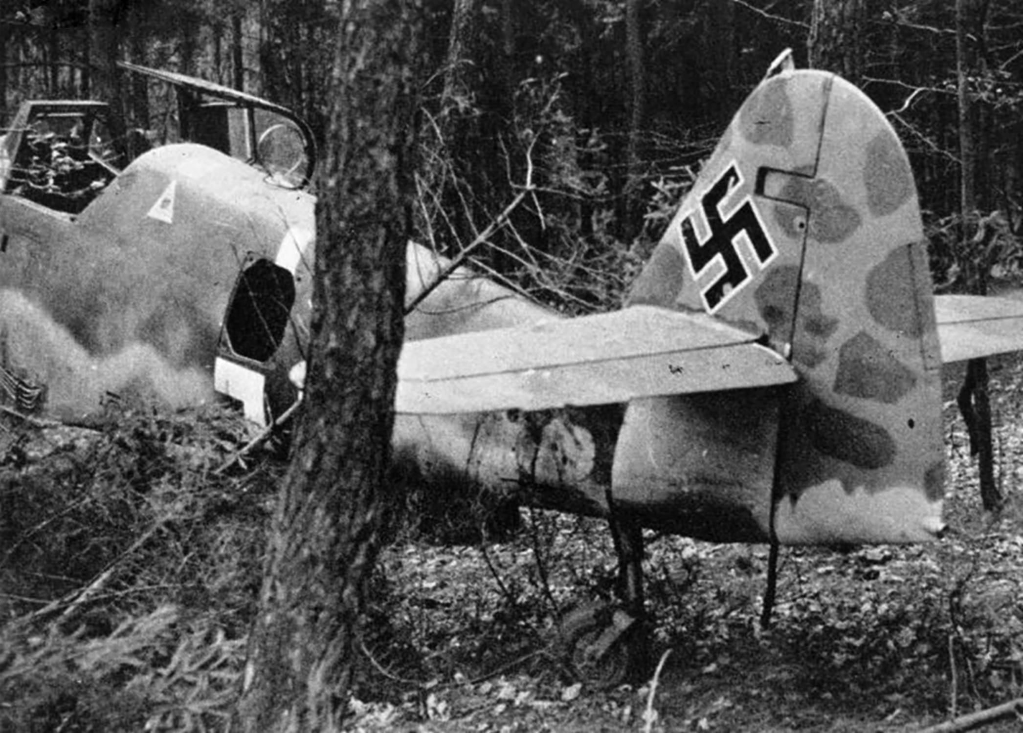 Messerschmitt Bf 109K4 Bodenwohr Mappach camouflage or Forest factory Germany 1945 03