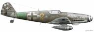 Asisbiz Messerschmitt Bf 109K4 3.JG27 Yellow 2 Hradec Kralove 1945 0A