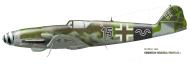 Asisbiz Messerschmitt Bf 109K4 14.JG53 Black 15 tilde WNr 332579 Schleissheim Holzkirchen Munich 1945 0A