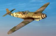 Asisbiz Messerschmitt Bf 109K4 9.JG77 White 1 Franz Menzel IL2 Battle of Bodenplatte graphic rendition 03