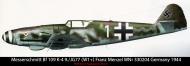 Asisbiz Messerschmitt Bf 109K4 9.JG77 White 1 Franz Menzel WNr 330204 Germany 1944 0B
