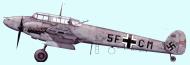 Asisbiz Messerschmitt Bf 110C Zerstorer 4.(H)14 5F+CM Friedrich Karl Runde WNr 2177 1940 0A