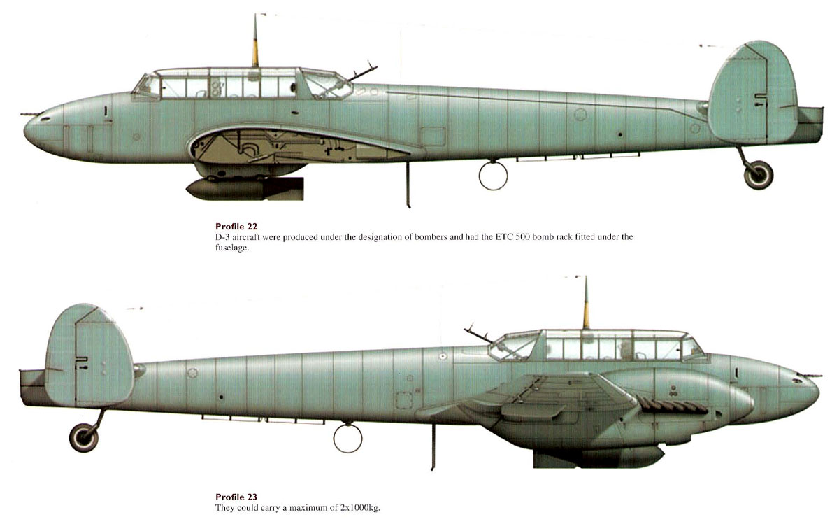 Messerschmitt Bf 110D3 Zerstorer profile 0A