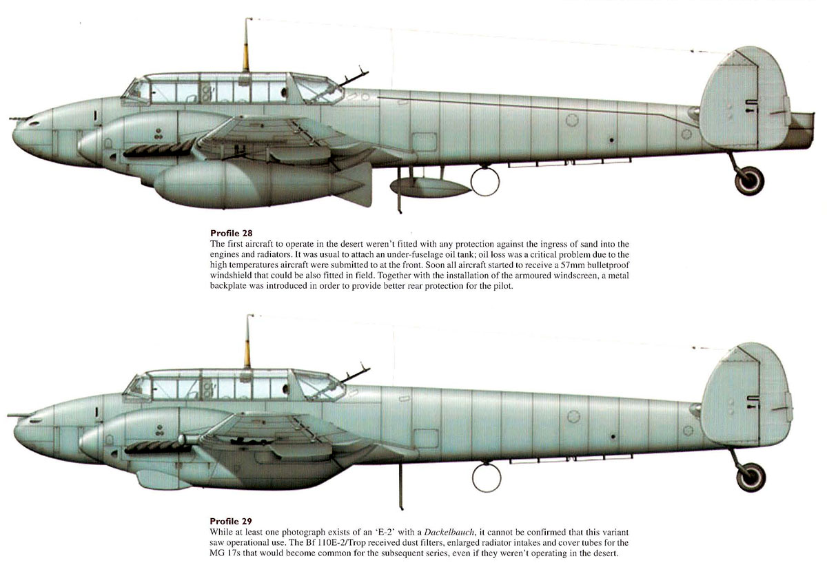 Messerschmitt Bf 110E1 Zerstorer Profile 0B