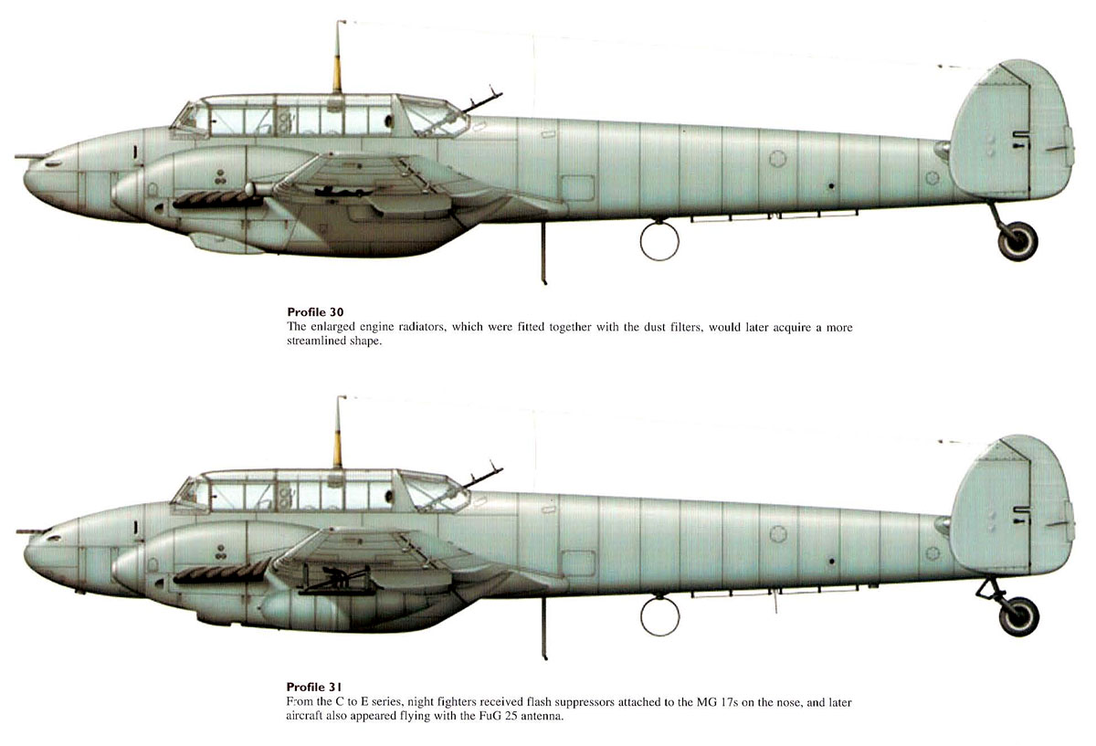Messerschmitt Bf 110E1 Zerstorer Profile 0C