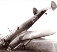 Asisbiz Messerschmitt Bf 110C Zerstorer 1.ErprGr210 2N+DH landing accident 02
