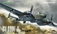 Asisbiz Messerschmitt Bf 110C6 Zerstorer 1.ErprGr210 2N+RH Erich Beudel Calasis Marck France 1940 0A