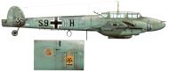Asisbiz Messerschmitt Bf 110D Zerstorer 1.ErprGr210 S9+HH Horst Battle of Britain 1940 0A