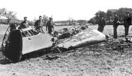 Asisbiz Messerschmitt Bf 110D Zerstorer Stkz VJ+OQ Rudolf Hess WNr 3869 Bonnyton Moor Scotland May 1941