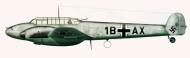 Asisbiz Messerschmitt Bf 110E Zerstorer 13.(Z)JG5 1B+AX Wolfgang Wollenweber Norway Finland 1943 0A