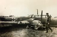 Asisbiz Messerschmitt Bf 110C Zerstorer 14.(Z)LG1 L1+AK crash site 02