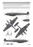 Asisbiz Messerschmitt Bf 110E Zerstorer Stab II.NJG1 Chevron G9+EC Deelen Holland 1942 0A