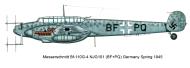 Asisbiz Messerschmitt Bf 110G4 Zerstorer NJG101 Stkz BF+PQ Germany 1945 0A