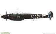 Asisbiz Messerschmitt Bf 110C Zerstorer 1.NJG3 L1+DH Mediterranean 1942 0C