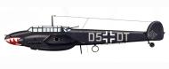 Asisbiz Messerschmitt Bf 110E Zerstorer 9.NJG3 D5+DT France 1941 0B