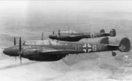 Asisbiz Messerschmitt Bf 110C Zerstorer 7.NJG4 3C+GR Northern Front 1942 IWM HU108212