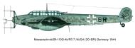 Asisbiz Messerschmitt Bf 110G4 Zerstorer 7.NJG4 3C+BR Germany 1944 0A