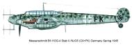 Asisbiz Messerschmitt Bf 110G4 Zerstorer 2.NJG5 C9+FK Germany 1945 0A