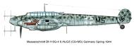 Asisbiz Messerschmitt Bf 110G4 Zerstorer 8.NJG5 C9+MS Germany 1944 45 0A