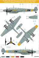 Asisbiz Messerschmitt Bf 110F4 Zerstorer 12.NJG6 Escadrila 51 Vanatoare 2Z+AW WNr 5084 Ion Simion Otopeni AF June 1944 0A