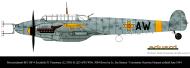 Asisbiz Messerschmitt Bf 110F4 Zerstorer 12.NJG6 Escadrila 51 Vanatoare 2Z+AW WNr 5084 Ion Simion Otopeni AF June 1944 0C