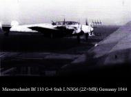 Asisbiz Messerschmitt Bf 110G4 Zerstorer Stab I.NJG6 2Z+MB Germany 1944 01