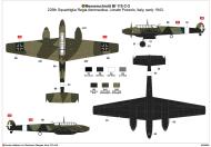 Asisbiz Messerschmitt Bf 110C3 Zerstorer RA 235a Squadriglia 235 5 Lonate Pozzolo airbase Italy 1943 Airfix 0B