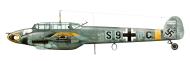 Asisbiz Messerschmitt Bf 110F2 Zerstorer Stab II.ZG1 S9+BC Russia 1942 0A