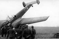 Asisbiz Messerschmitt Bf 110C Zerstorer 1.ZG1 2N+NH landing accident 01