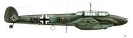 Asisbiz Messerschmitt Bf 110C Zerstorer Stab I.ZG2 3M+BB Gerhard Granz France 1940 0A