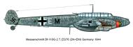Asisbiz Messerschmitt Bf 110G2 Zerstorer 7.ZG76 2N+EM Germany 1944 0B